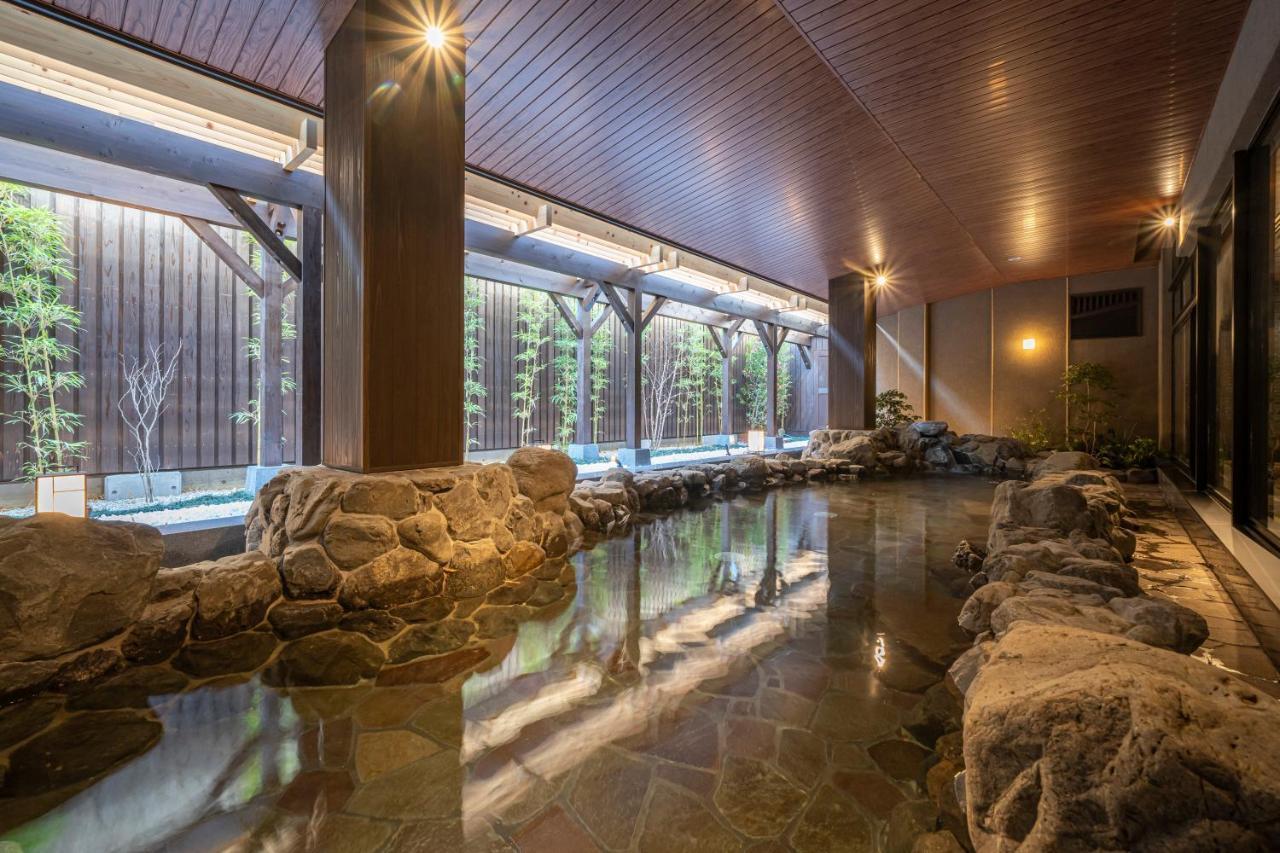 Kyoto Umekoji Kadensho 호텔 외부 사진 A modern onsen in Japan