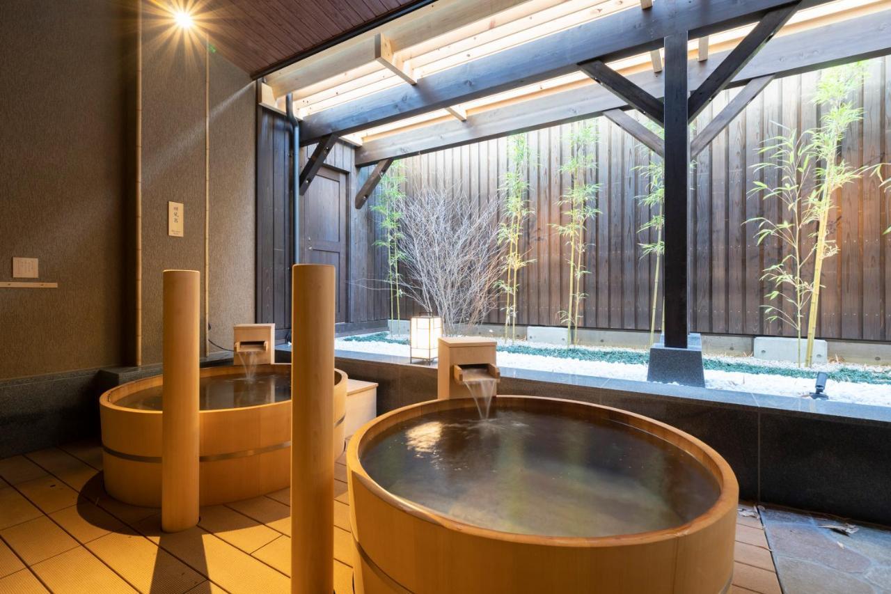 Kyoto Umekoji Kadensho 호텔 외부 사진 A modern onsen
